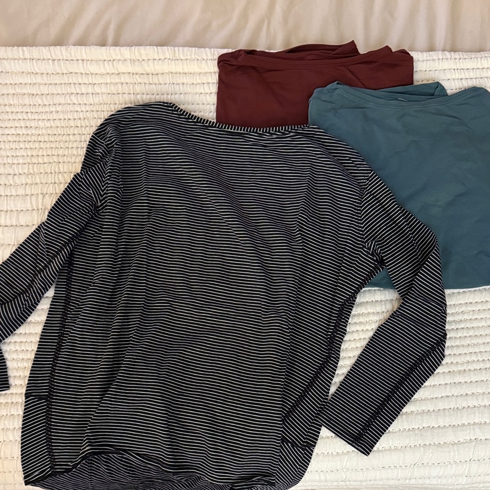 Lululemon boatneck long sleeve BUNDLE